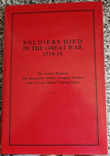 Soldiers Died in the Great War