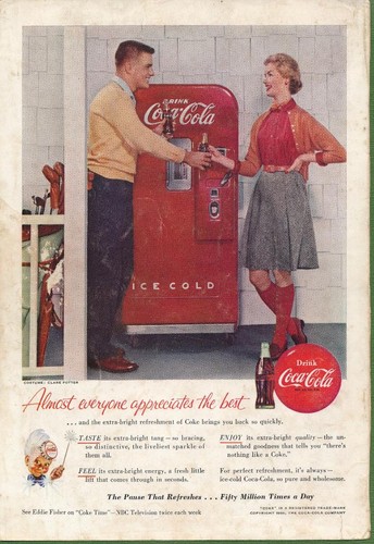 Magazine 1955 coca cola - -,