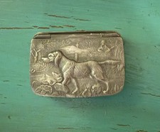 Vintage Pewter Snuff Box