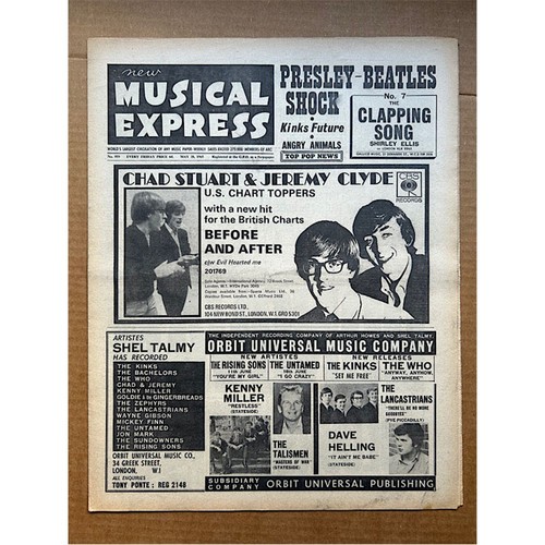Various 1965 nme magazine - 1965,
