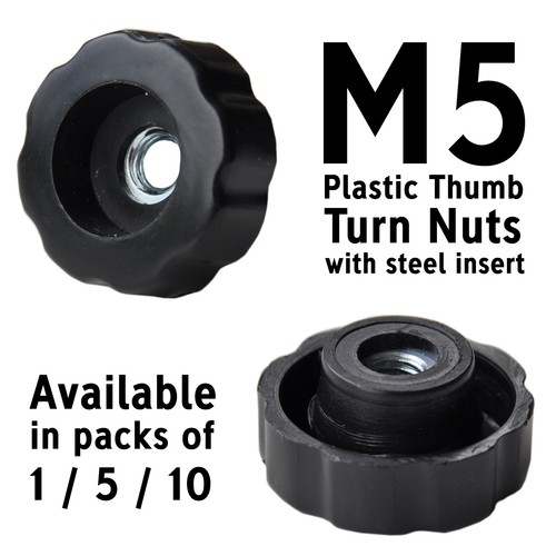 Plastic thumb nut - m5,