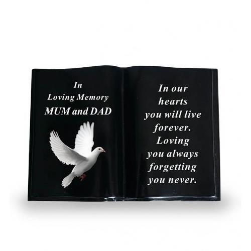 Graveside plaque memorial - graveside,