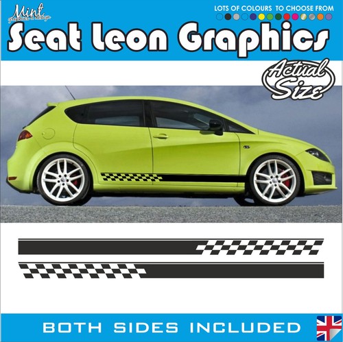 Seat leon side - leon, stripes