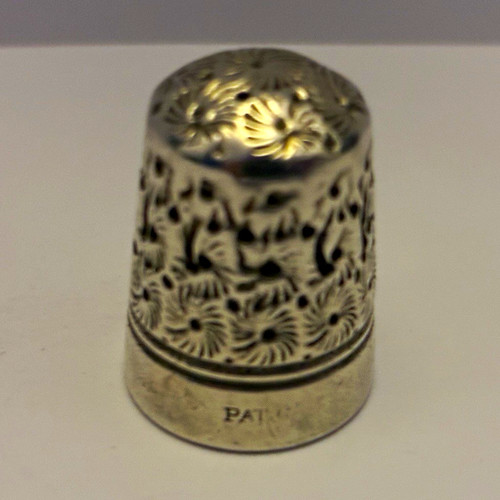 Pat silver floral engraved - silver,