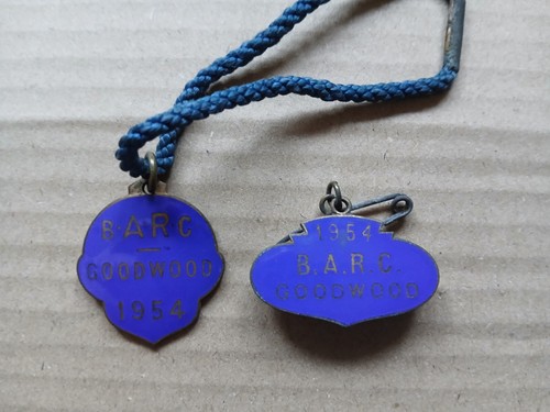Barc goodwood badges - barc.,