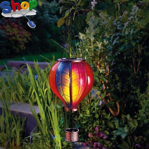 Solar hot air - balloon, garden