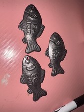 3 PCS Iron Fish Decoration