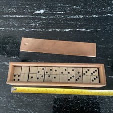 Full Set Of Vintage Dominoes from double nine 