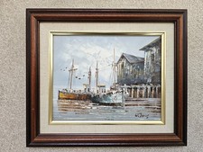 W Jones Original Oil Painting
