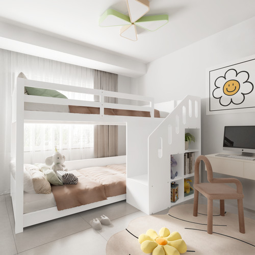 Children bunk bed - bunk, with