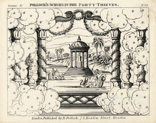 Toy theatre original sheet - sheet,