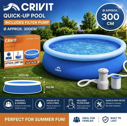 Crivit quick swimming pool - crivit,
