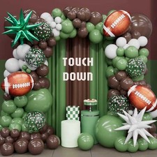 163Pcs Football Balloon Arch
