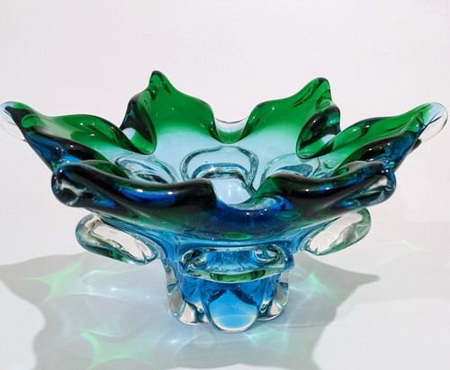 Heavy chribska glass bowl - heavy,