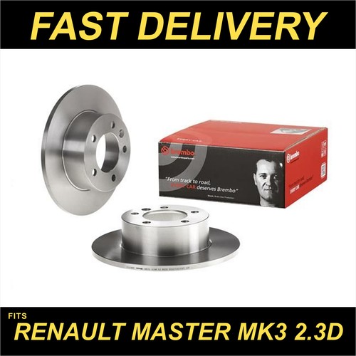 Brake discs pair - solid, for