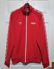 Umbro england red track jacket - england,