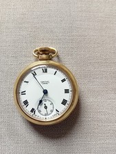 NEAR MINT 1957 ' SMITHS EMPIRE BRITAIN'  GOLD TONE POCKET WATCH - SERVICED