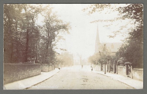Vintage postcard moorgate - rp,