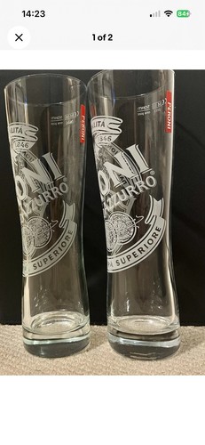 Pair peroni pint glasses - of,