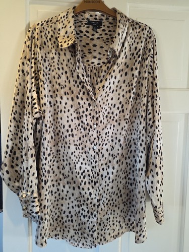Ladies animal print blouse - ladies,