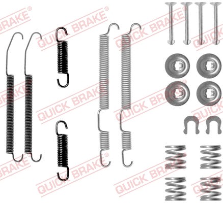 Rear accessory kit brake - rear, shoes