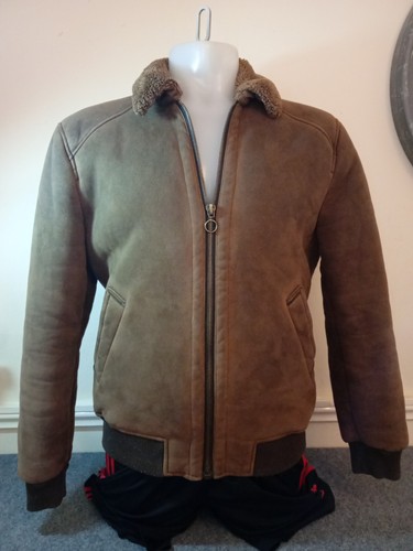 Zara man brown jacket - , size