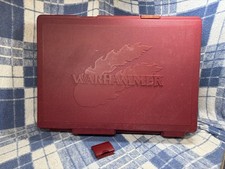 Official Large Red Warhammer Carry Case Games Workshop **NO FOAM INSERTS**