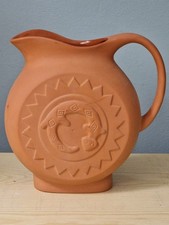 Terracotta multi purpose Jug - Decorative - 18 cms height.  Good Cond. Unused