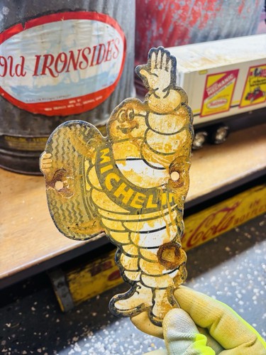 Michelin porcelain advertising - michelin,