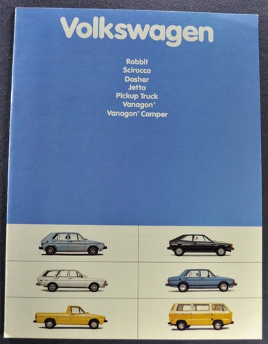 1981 volkswagen brochure - 1981,