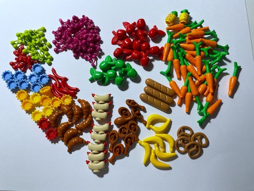 Lego food carrots apples - lego, ,