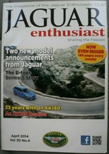 Jaguar Enthusiast, April 2014: XFR-S Sportbrake, E-Type Series 1 & 3 compared