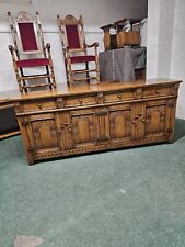 TITCHMARSH & GOODWIN SOLID OAK LARGE SIDEBOARD/DRESSER BASE/PLASMA TV STAND