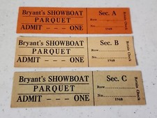 3 Lot Rare 1940 Quality