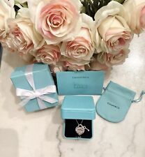 Tiffany & Co Heart Tag with Key Pendant Necklace ( on an 18” chain )