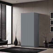 2 Door Double Wardrobe Dark