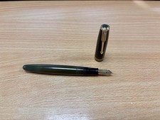 Green GEO. S Parker Duofold Fountain Pen 14k Nib