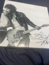 SIGNED BRUCE SPRINGSTEEN BORN TO RUN VINYL LP RARE BORN IN USA RARE VIDEO PROOF