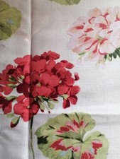 Laura Ashley new Geranium furnishing fabric 3.6 yards 2014