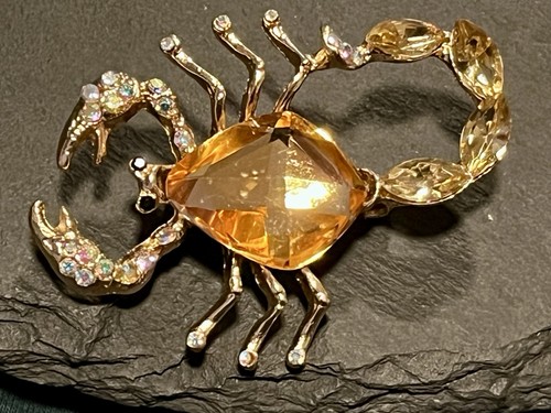 Vintage style scorpion - , brooch