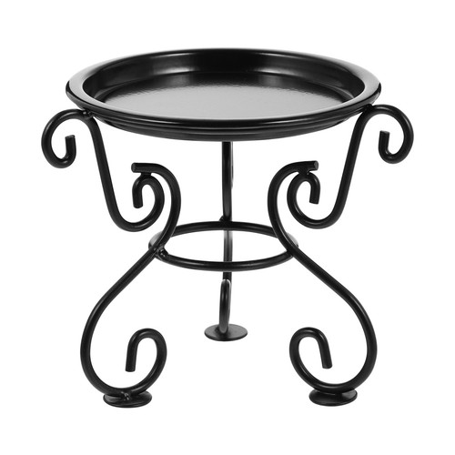 Black iron bonsai - black, stand