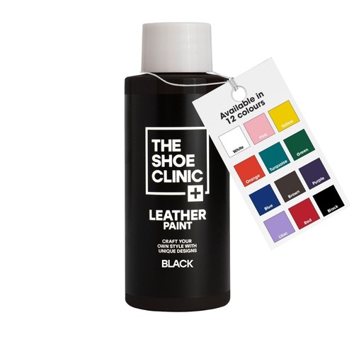 Flexible leather shoe paint - shoe,