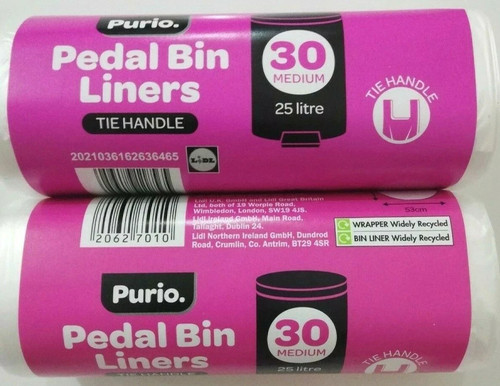 Purio pedal bin liners - pedal, tie