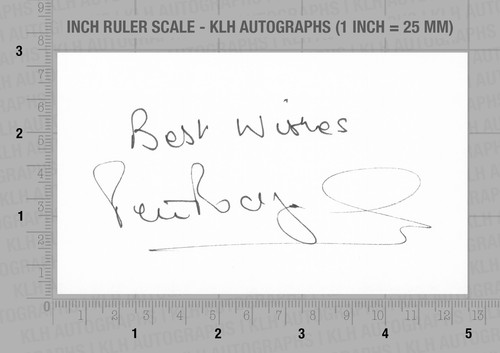 Peter rodrigues hand signed - rodrigues,