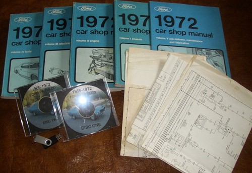 1972 ford repair manuals - repair, &