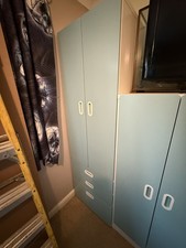 IKEA Kids Bedroom Furniture Blue Wardrobe Desk Wall Units Job Lot STUVA 