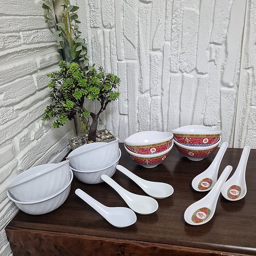 Vintage melamine ramen soup - ramen,