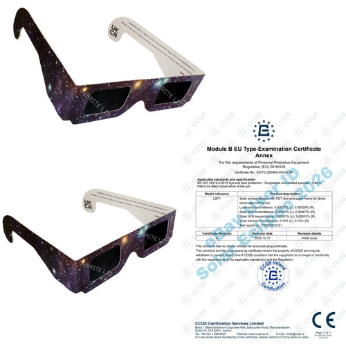 Solar eclipse glasses 12 - 2, x