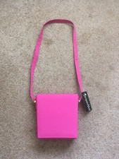 Jacques Vert Pink Linen Bag