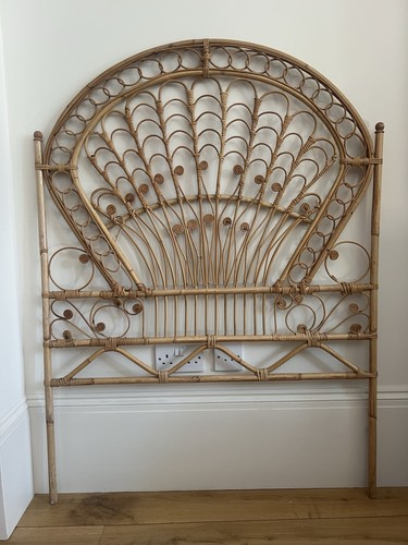 Vintage bamboo cane wicker